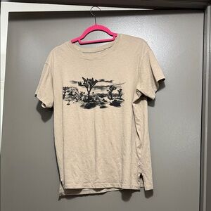 Madewell Tan Desert Scene T-Shirt